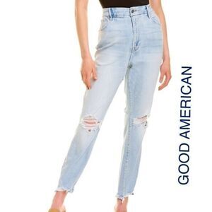 GOOD American Good Waist Blue Skinny Jean